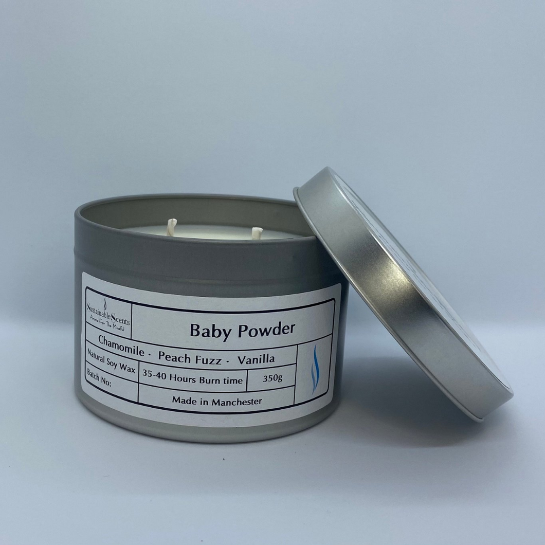 Baby Powder Large Soy Candle