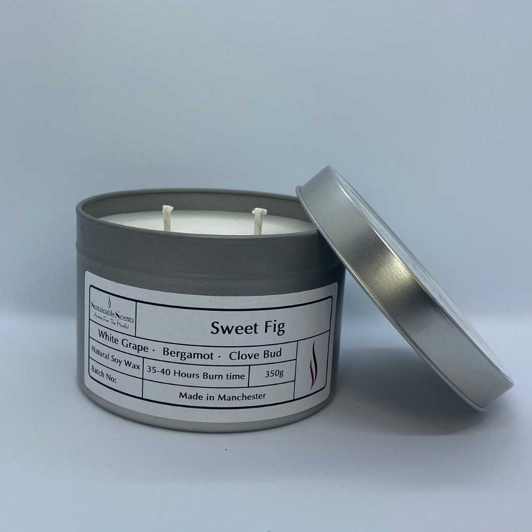 Sweet Fig Large Soy Candle