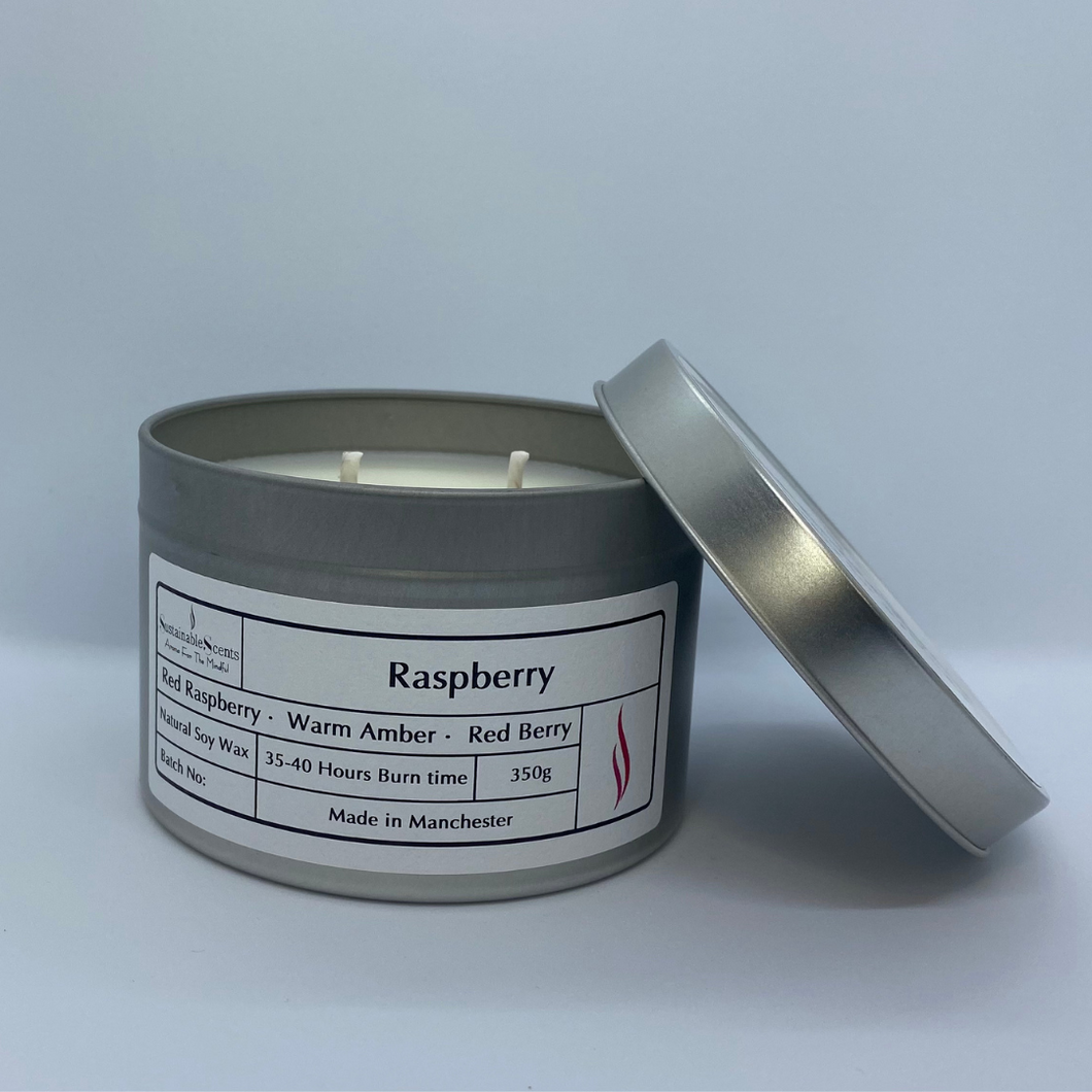 Raspberry Large Soy Candle