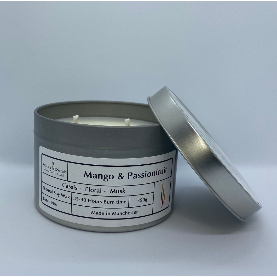 Mango & Passionfruit Large Soy Candle
